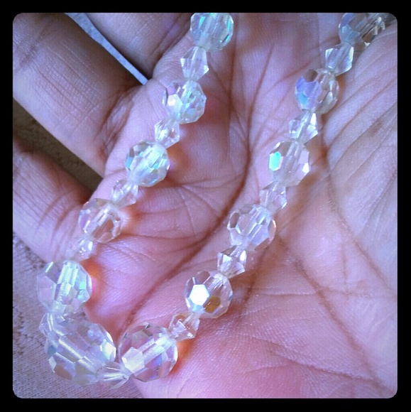 Vintage Lady Ellen Crystal Bead Necklace - Picture 4 of 8